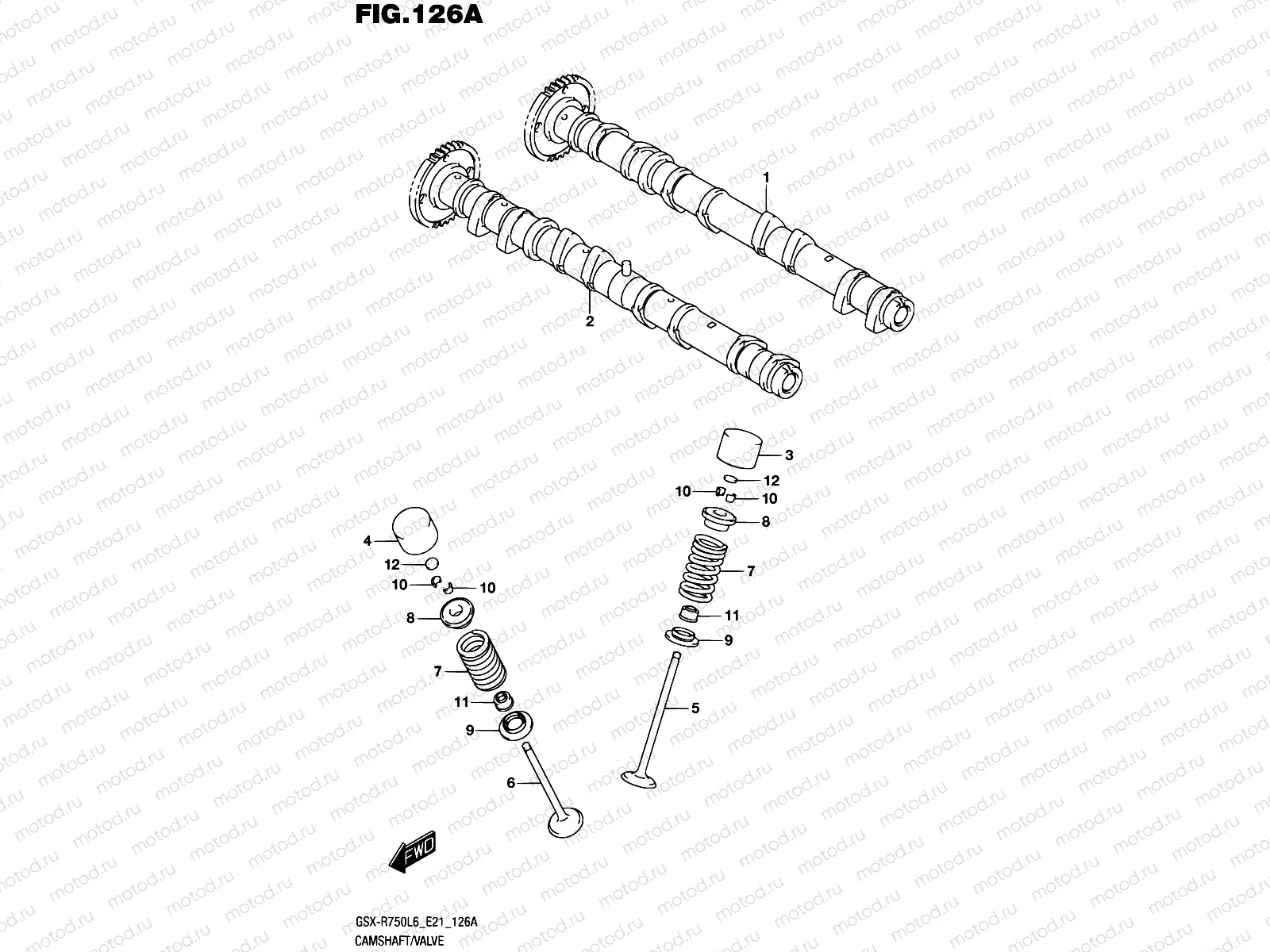 126A - CAMSHAFT/VALVE