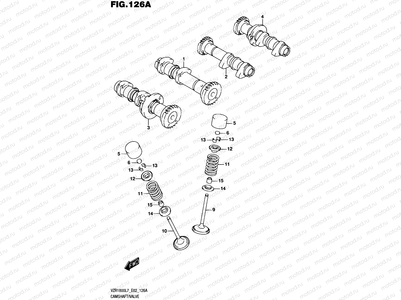 126A - CAMSHAFT/VALVE