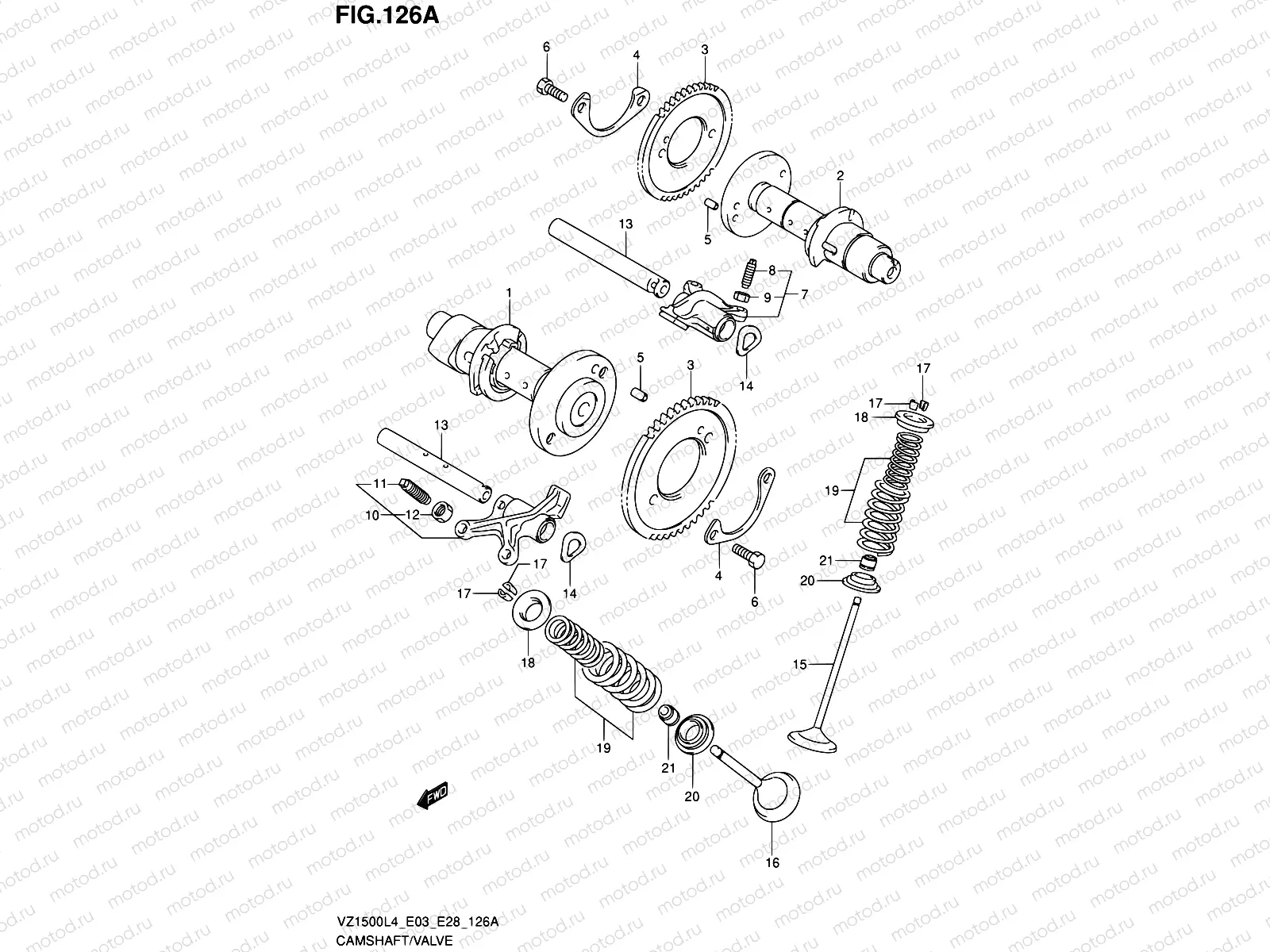 126A - CAMSHAFT/VALVE