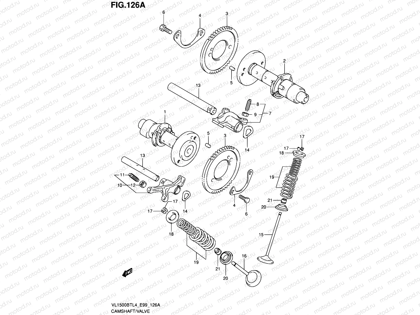 126A - CAMSHAFT/VALVE