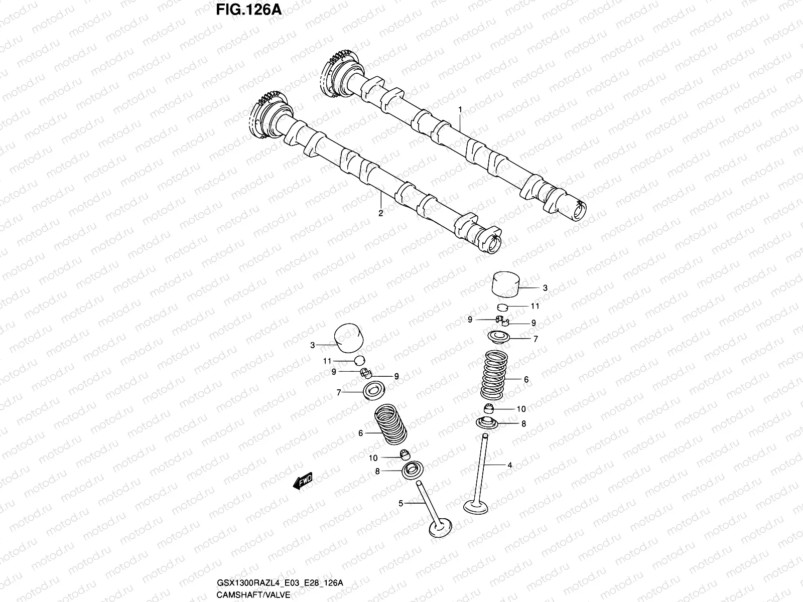 126A - CAMSHAFT/VALVE