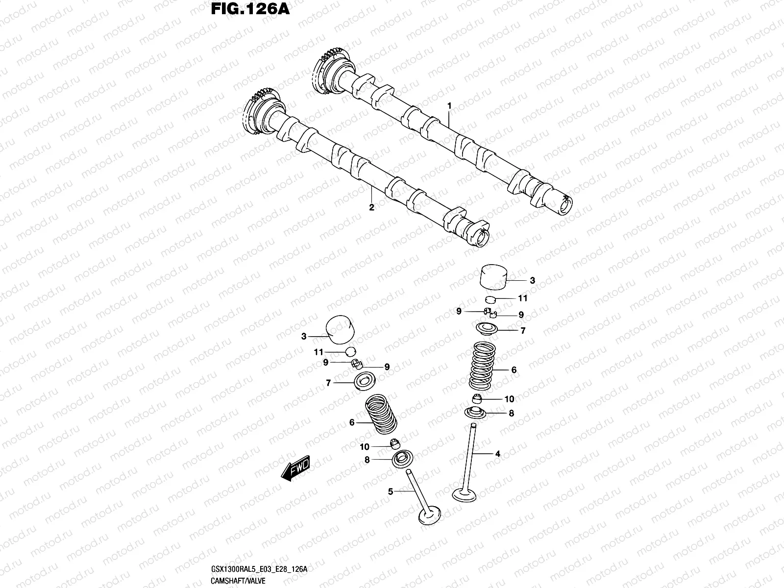 126A - CAMSHAFT/VALVE