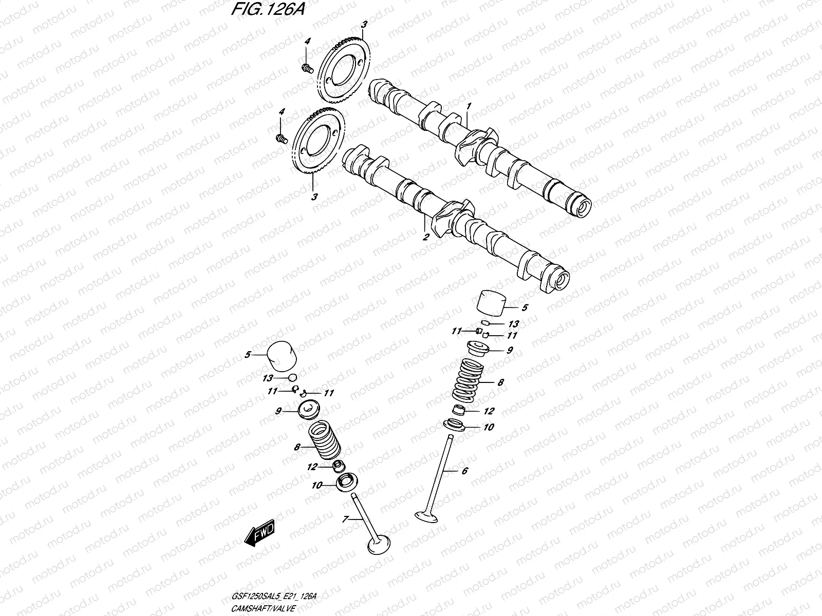 126A - CAMSHAFT/VALVE