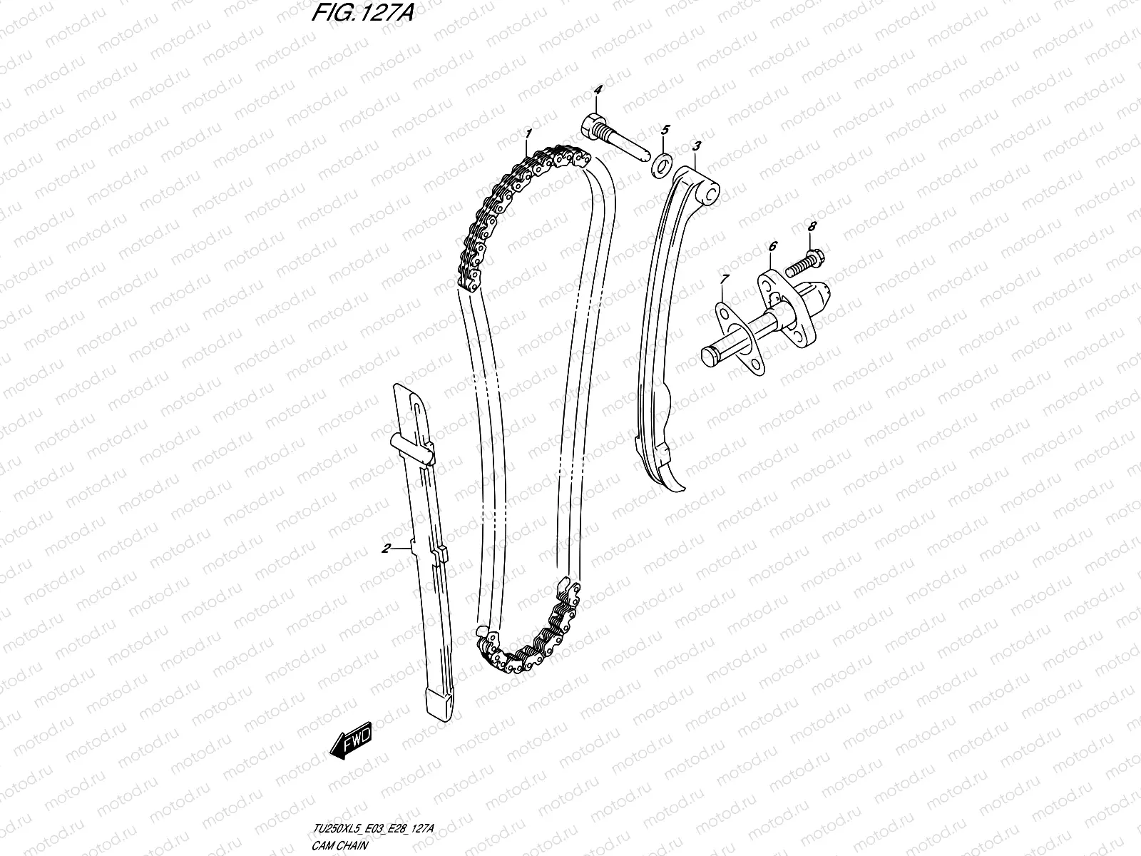 127A - CAM CHAIN