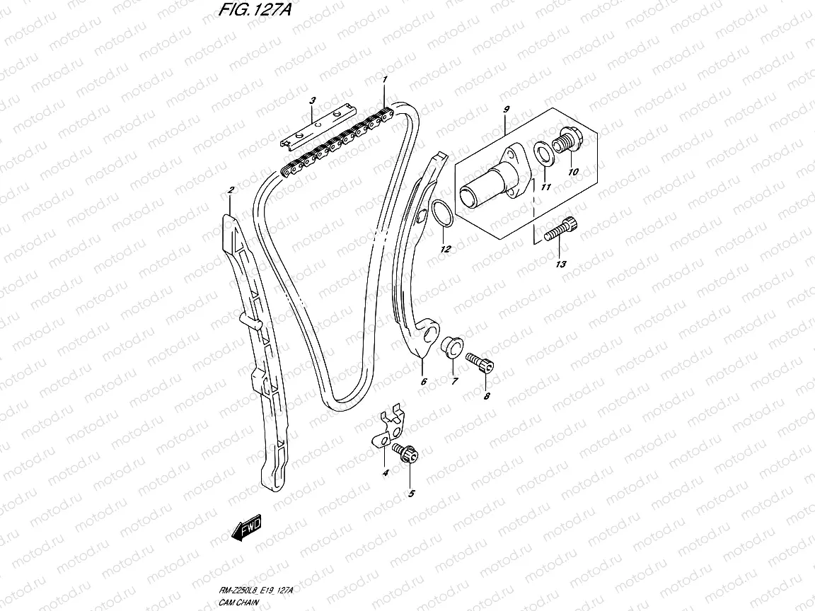 127A - CAM CHAIN