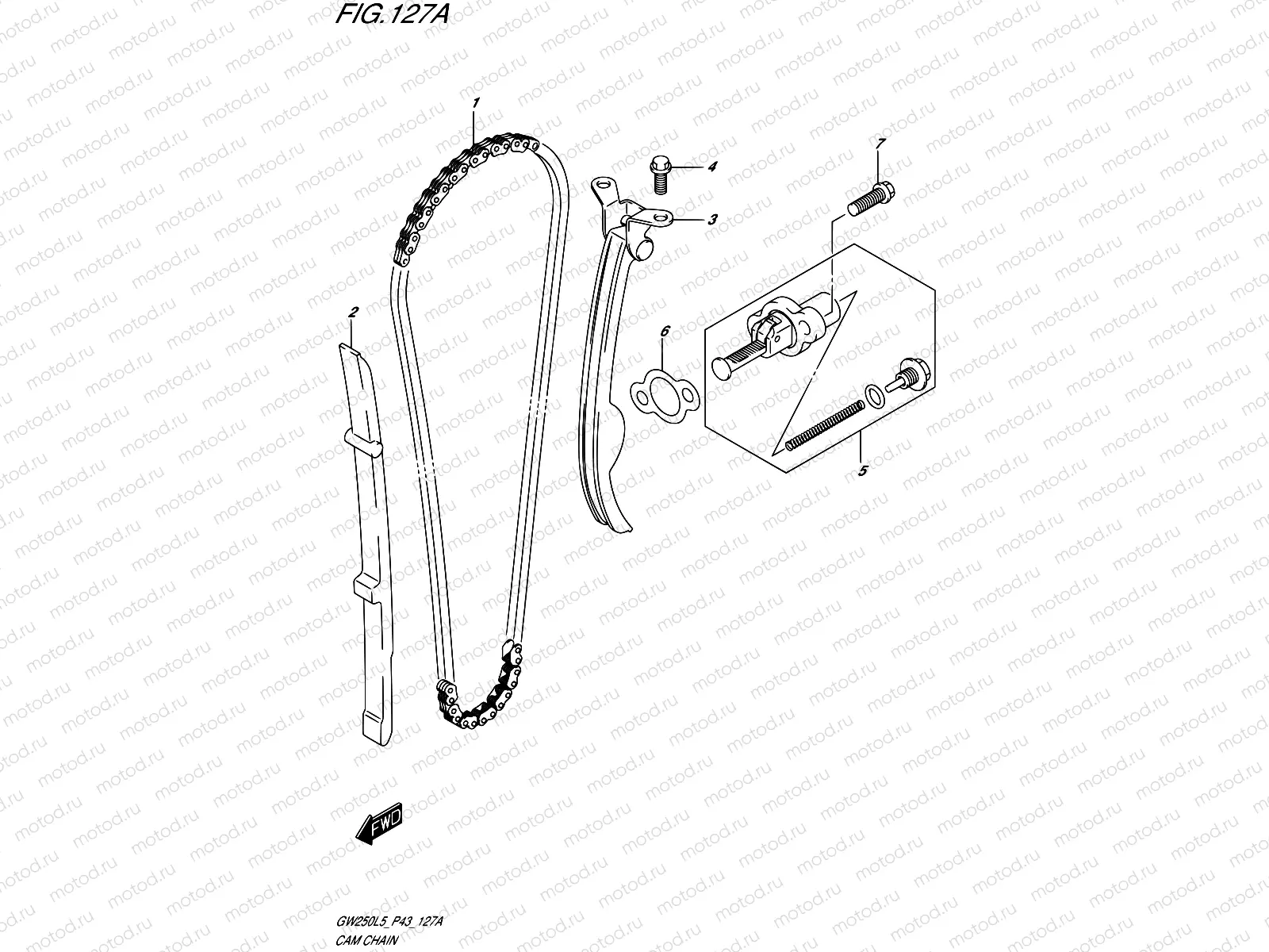 127A - CAM CHAIN
