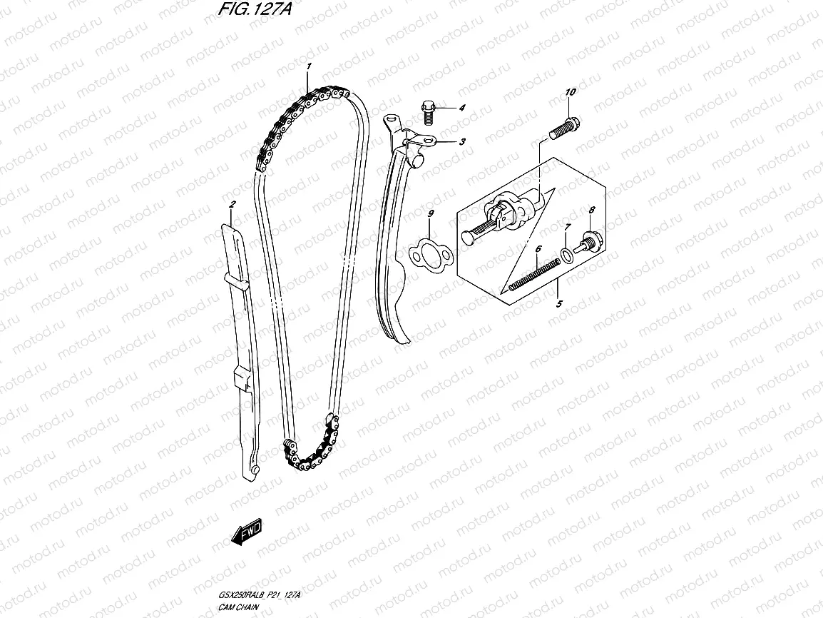 127A - CAM CHAIN