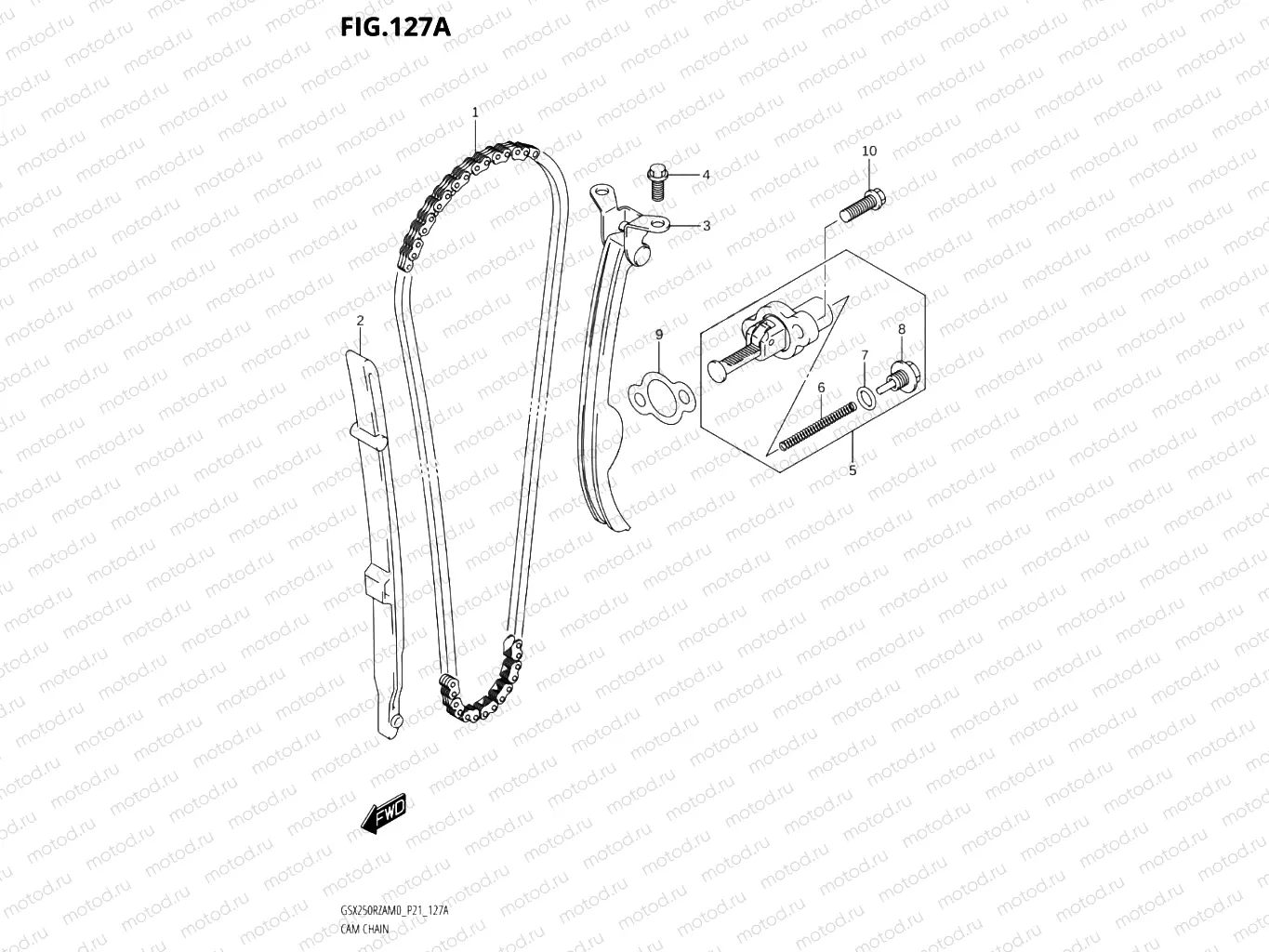 127A - CAM CHAIN