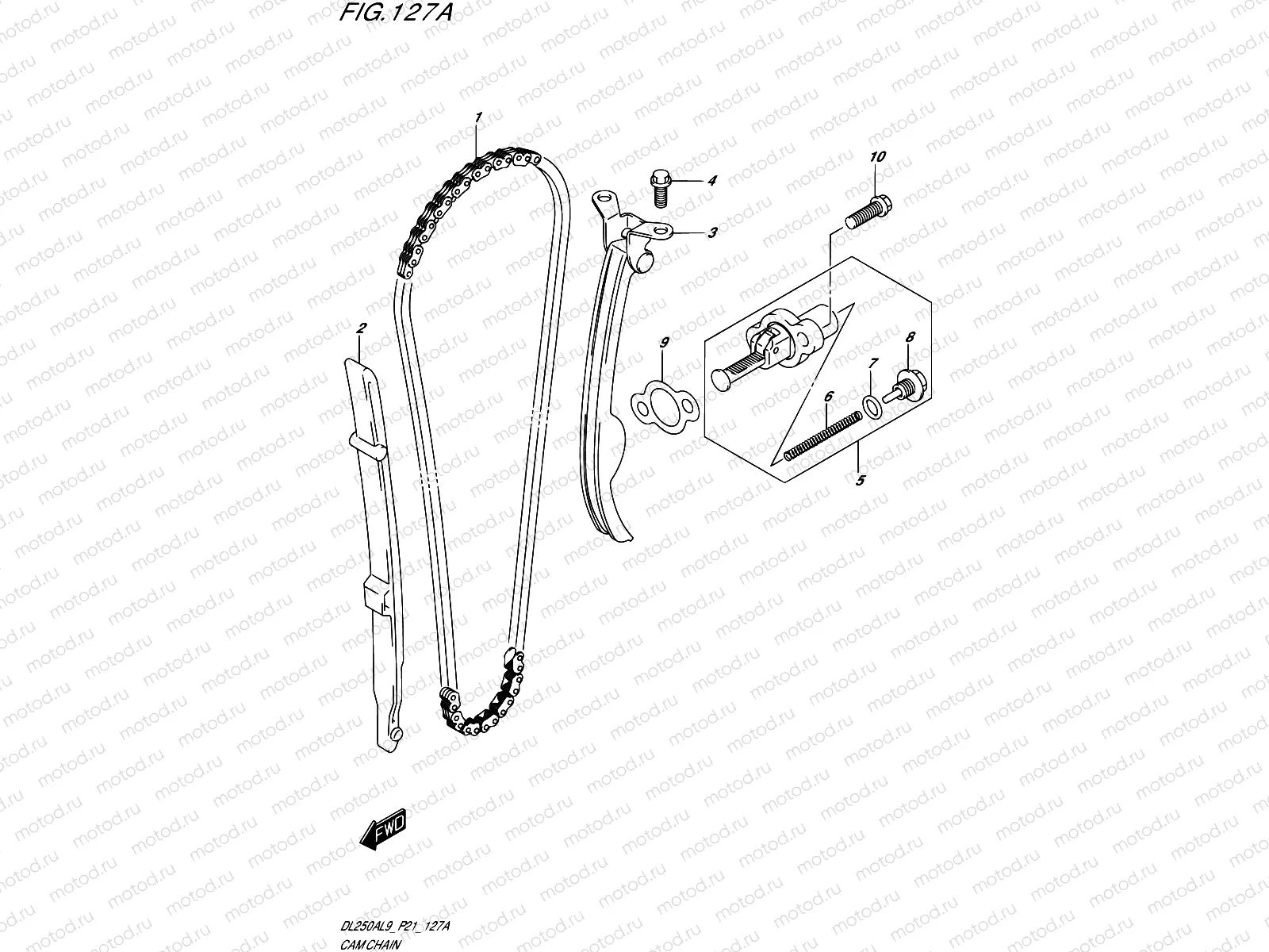 127A - CAM CHAIN