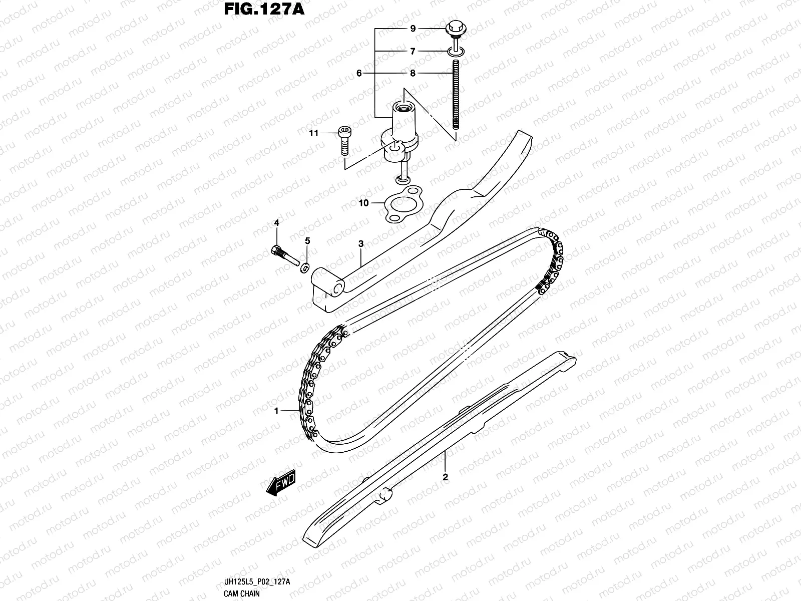 127A - CAM CHAIN