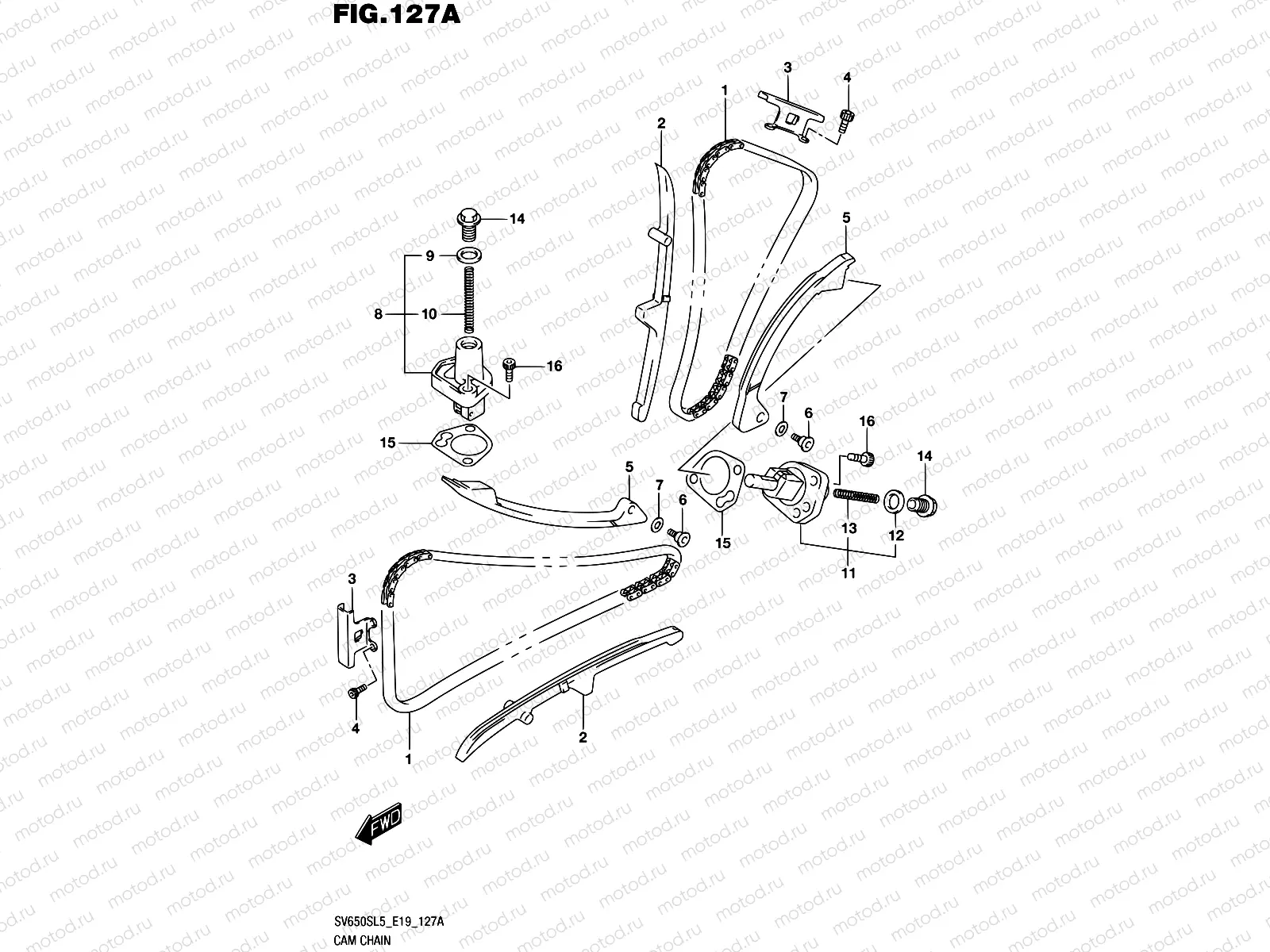 127A - CAM CHAIN