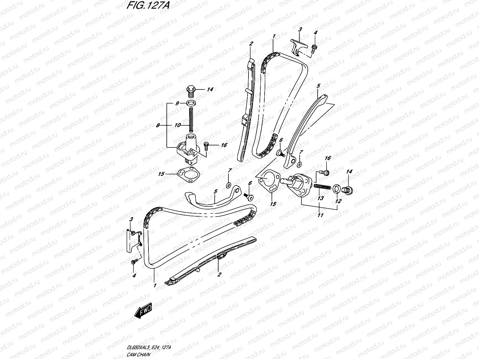 127A - CAM CHAIN