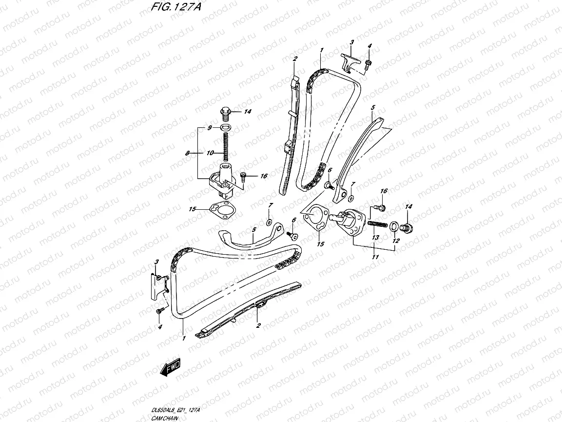 127A - CAM CHAIN