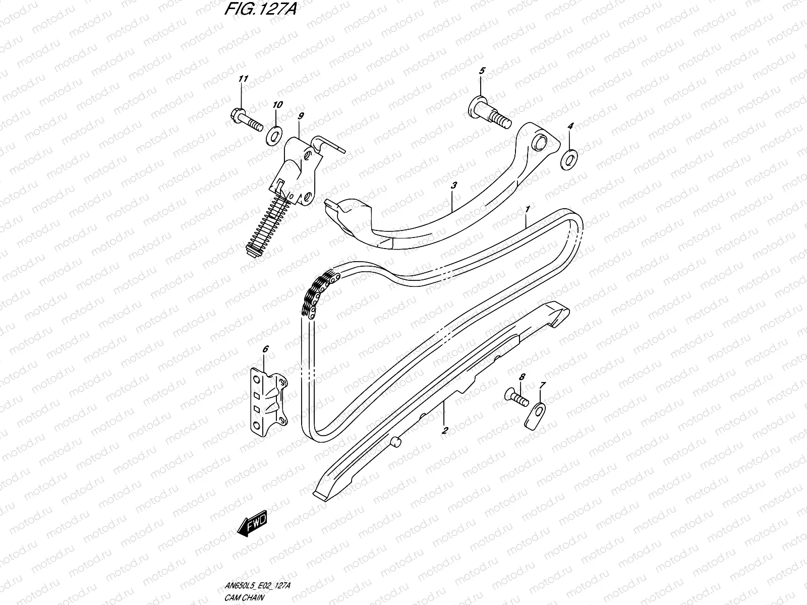 127A - CAM CHAIN