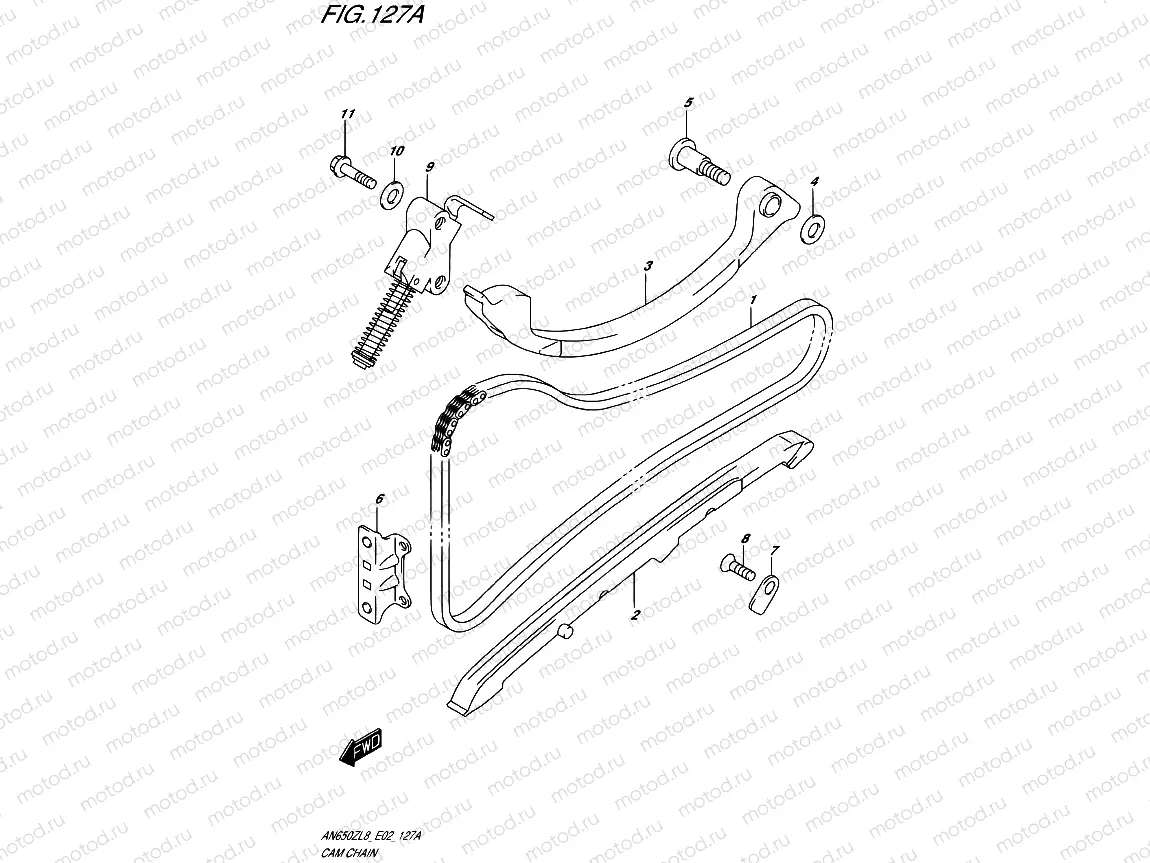 127A - CAM CHAIN