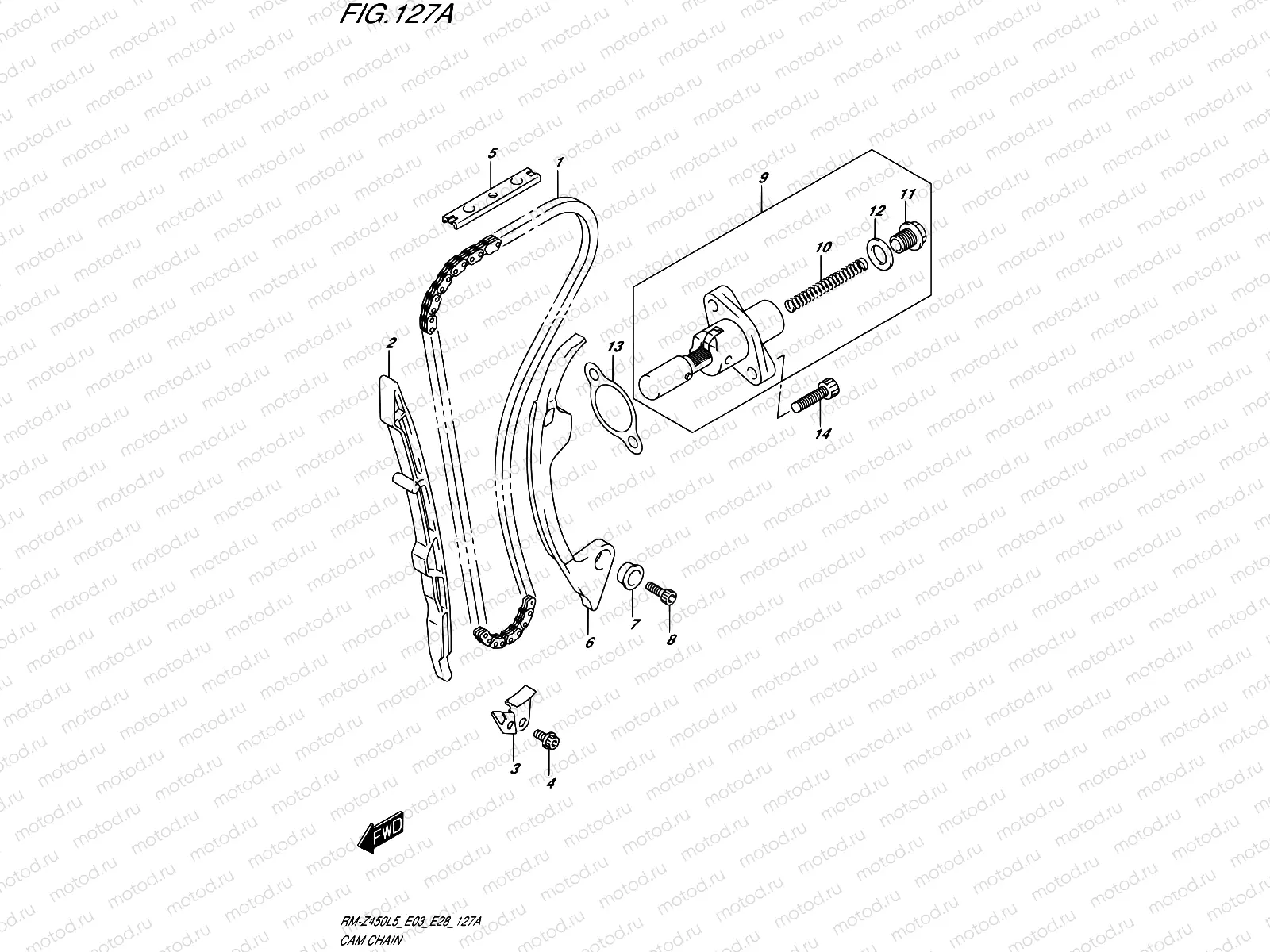 127A - CAM CHAIN