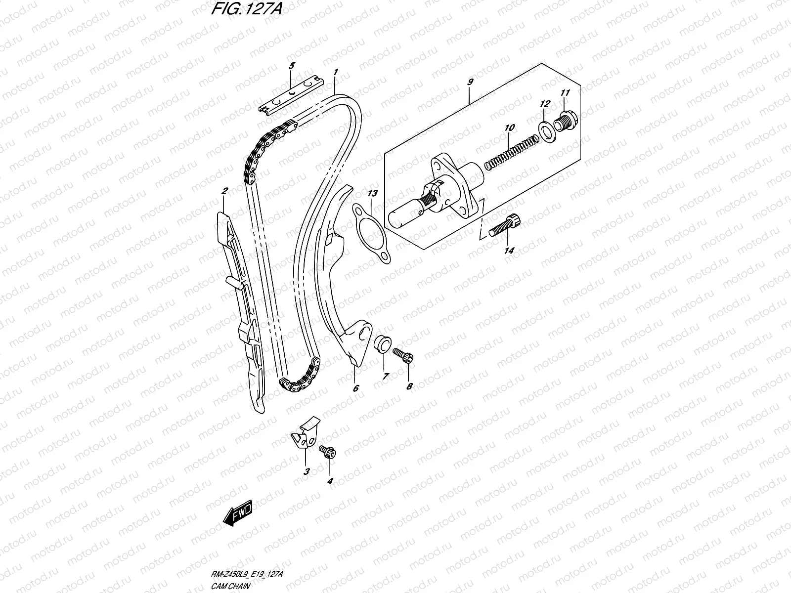 127A - CAM CHAIN