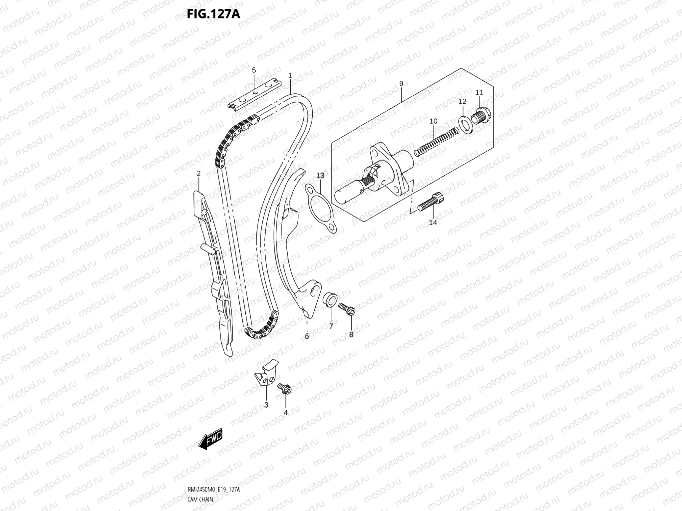 127A - CAM CHAIN