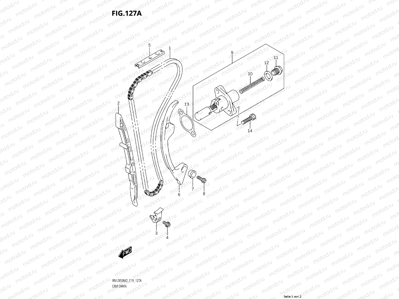 127A -CAM CHAIN