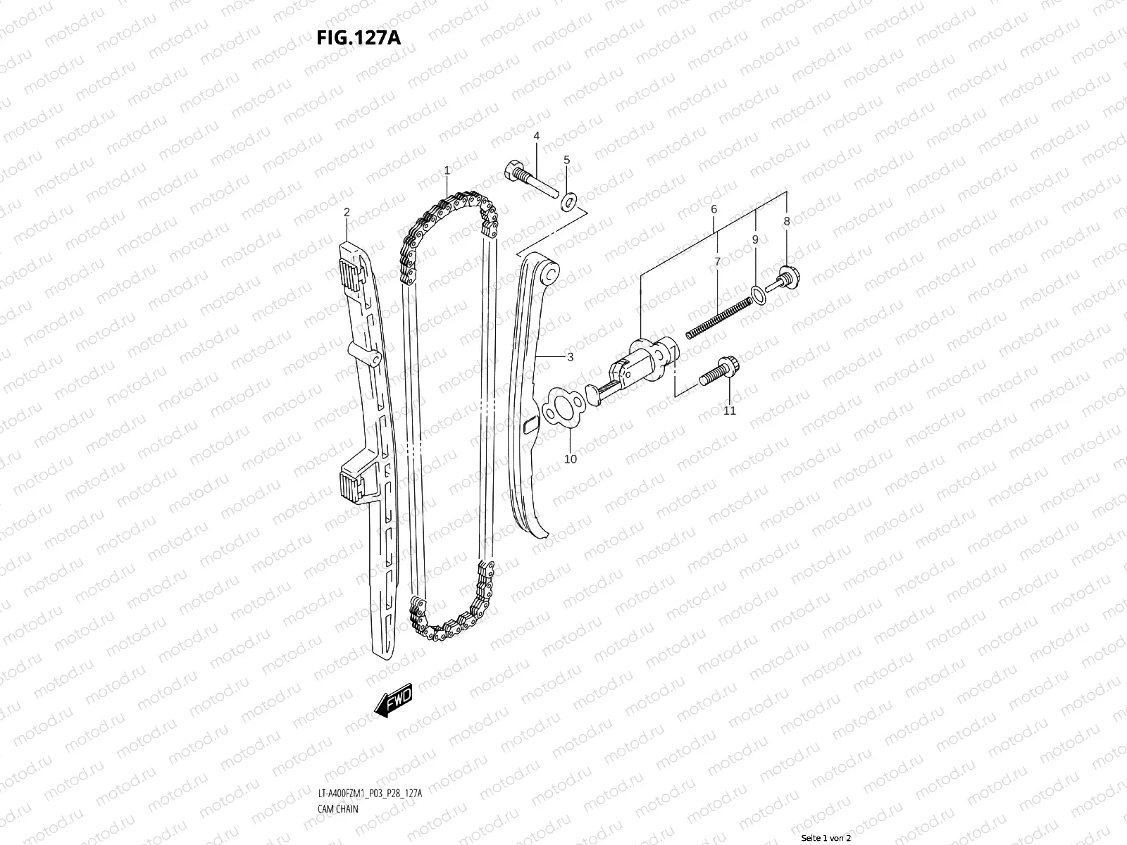 127A -CAM CHAIN