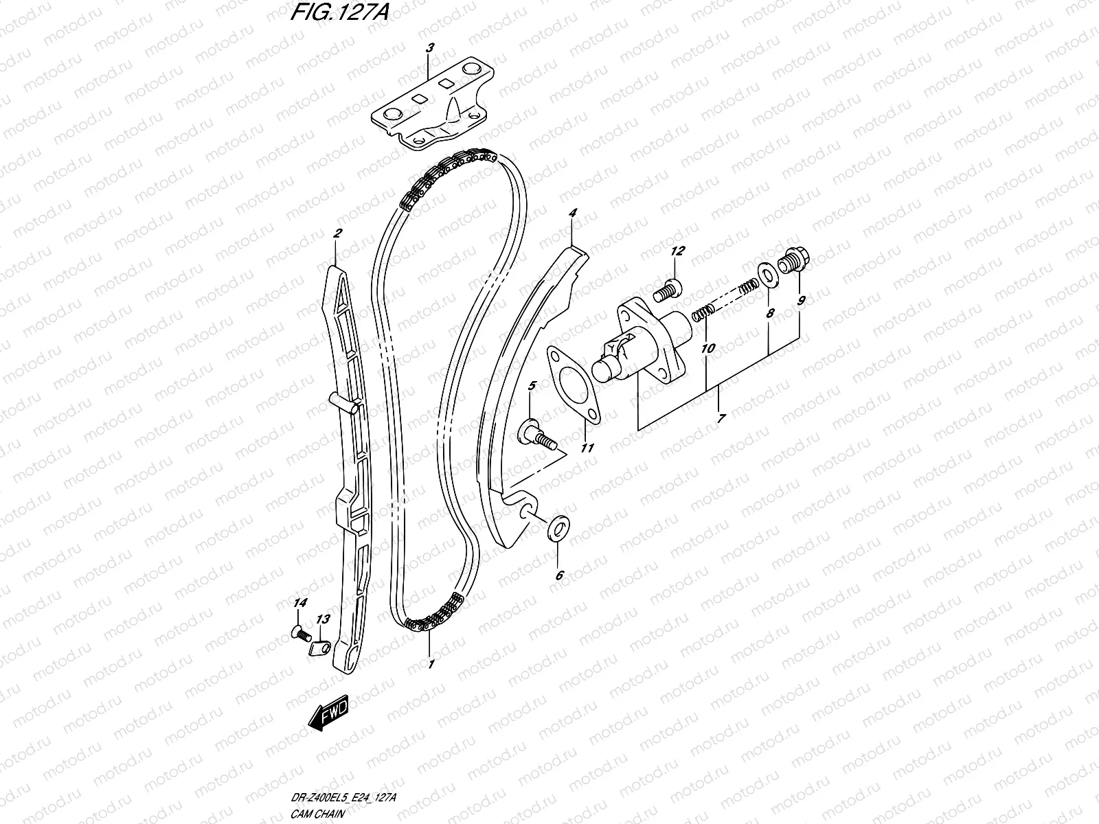 127A - CAM CHAIN