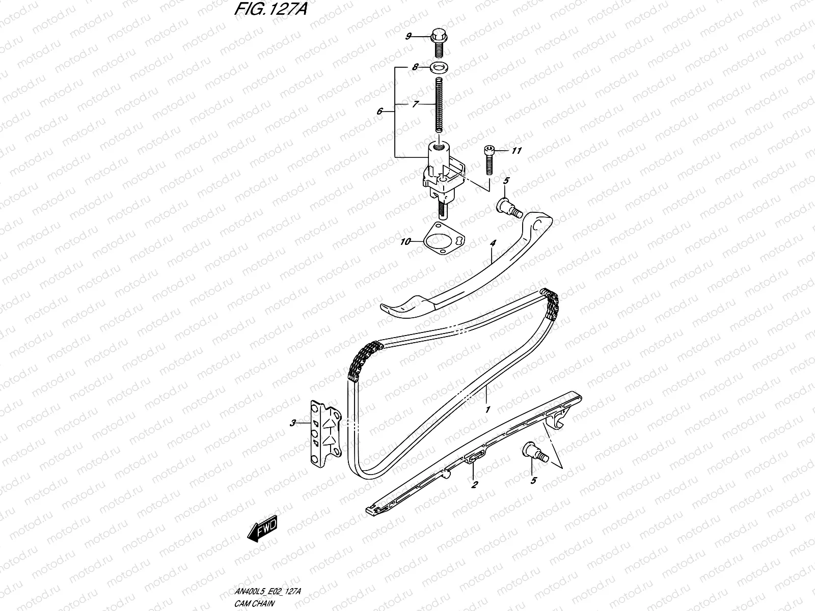 127A - CAM CHAIN