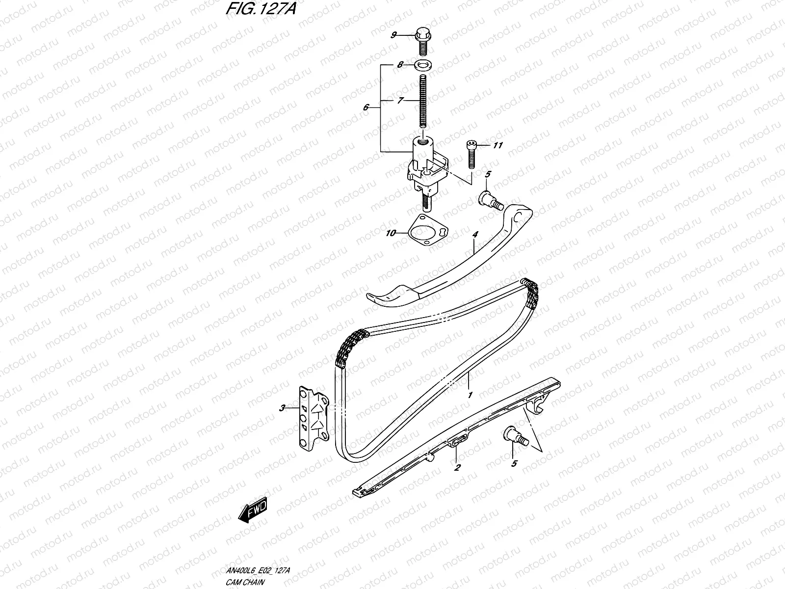 127A - CAM CHAIN