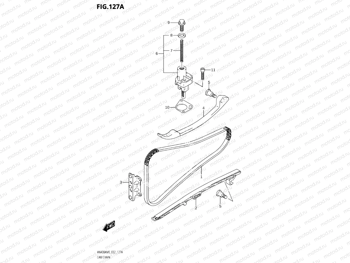 127A - CAM CHAIN