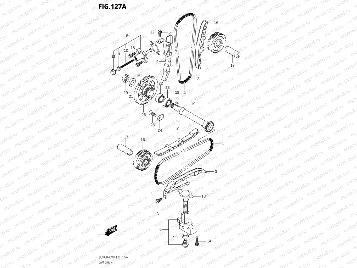 127A - CAM CHAIN