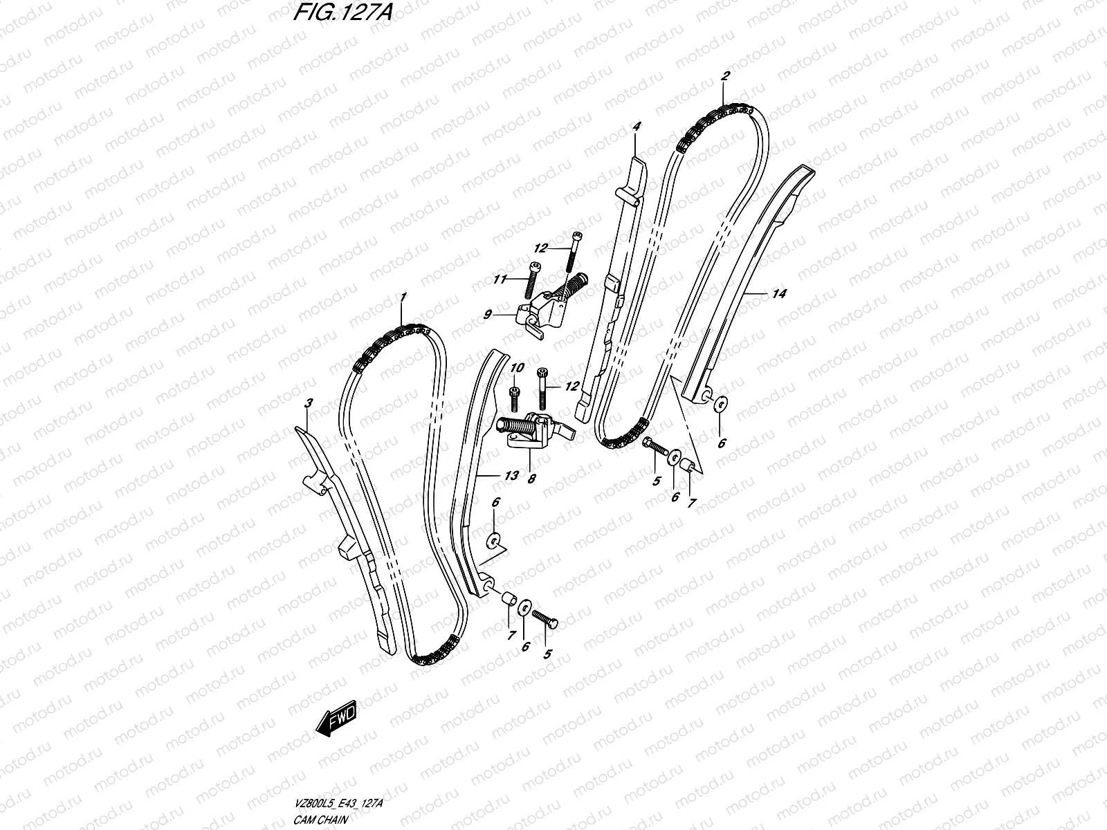 127A - CAM CHAIN