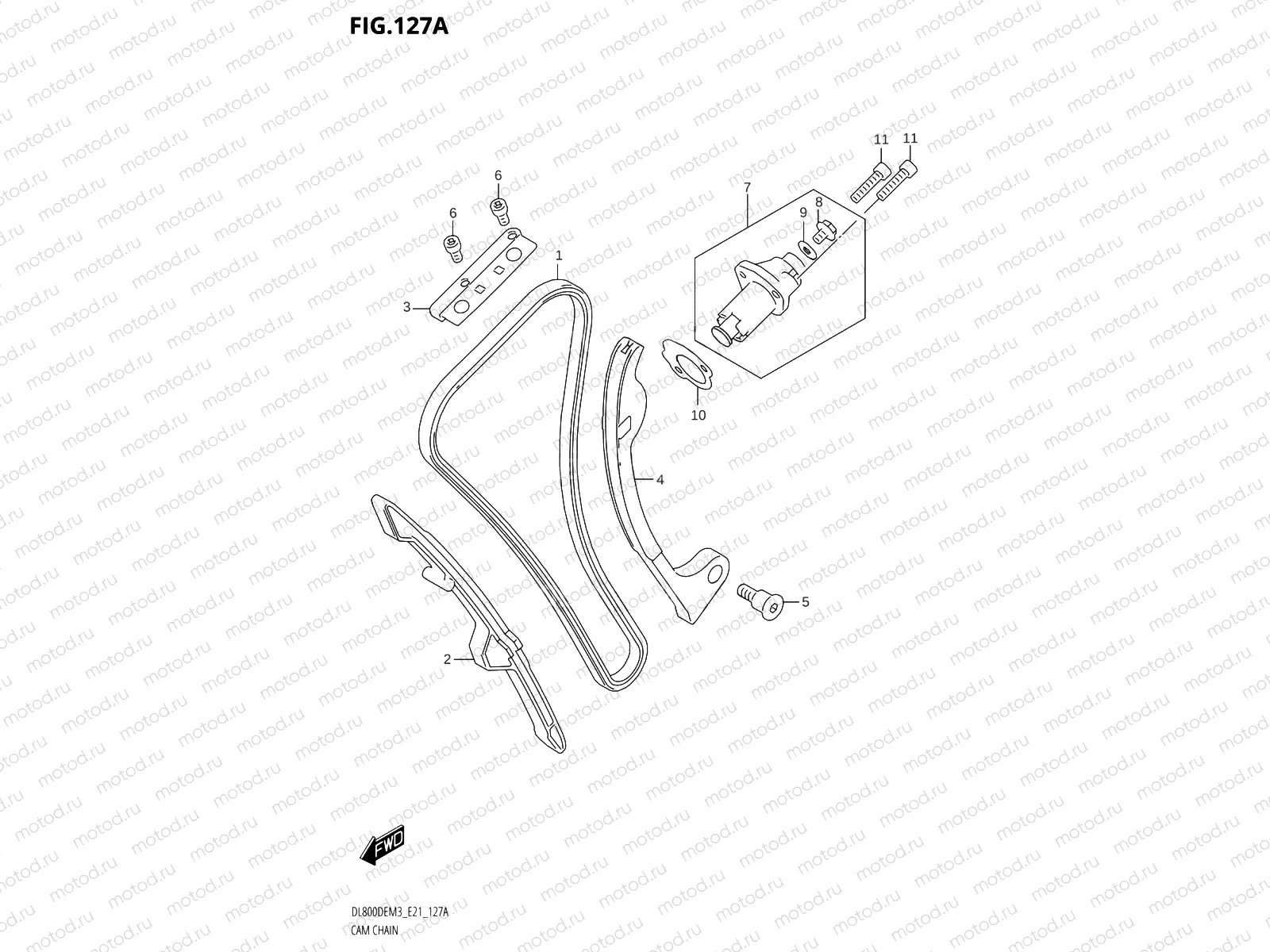 127A - CAM CHAIN