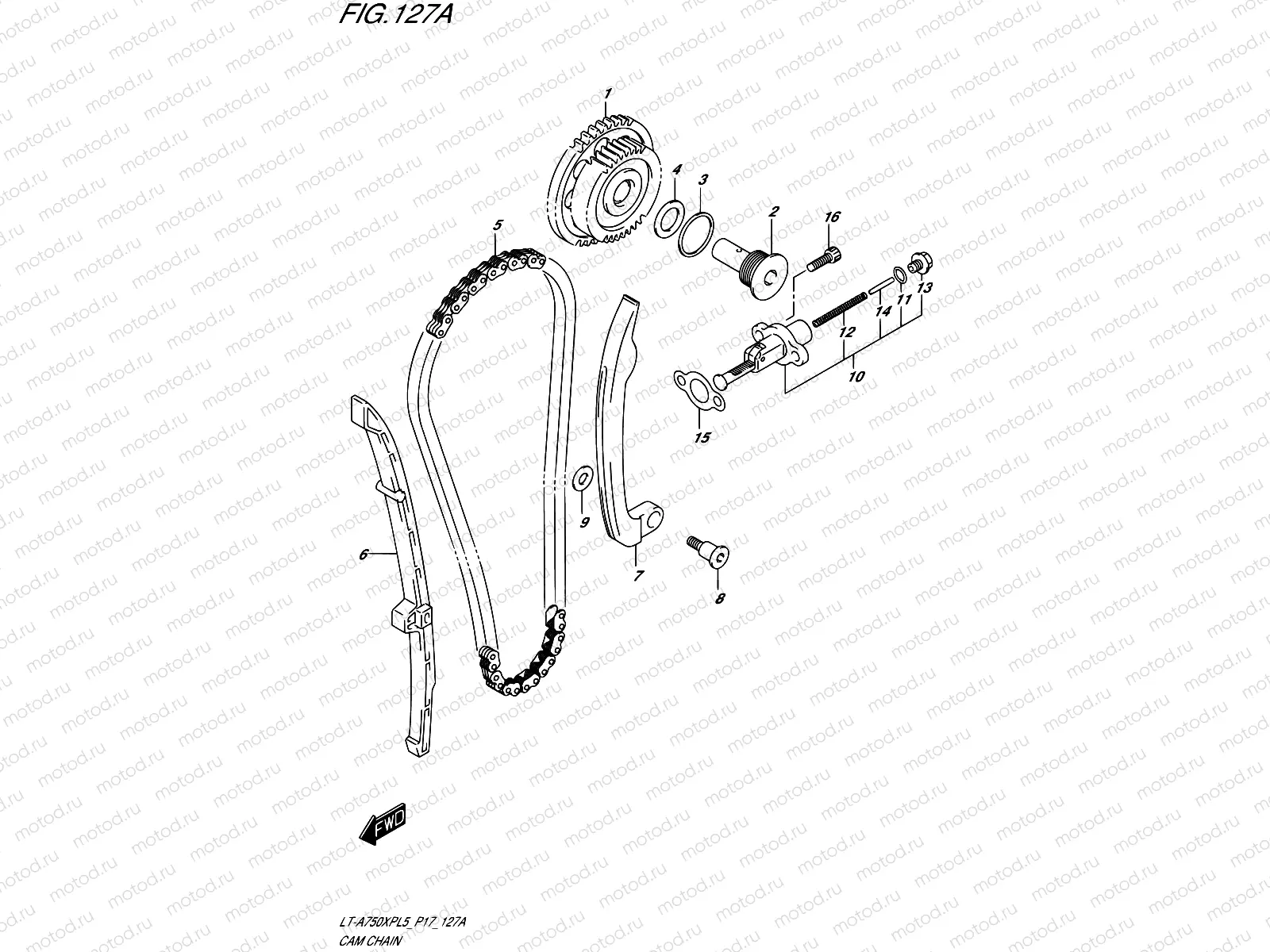 127A - CAM CHAIN