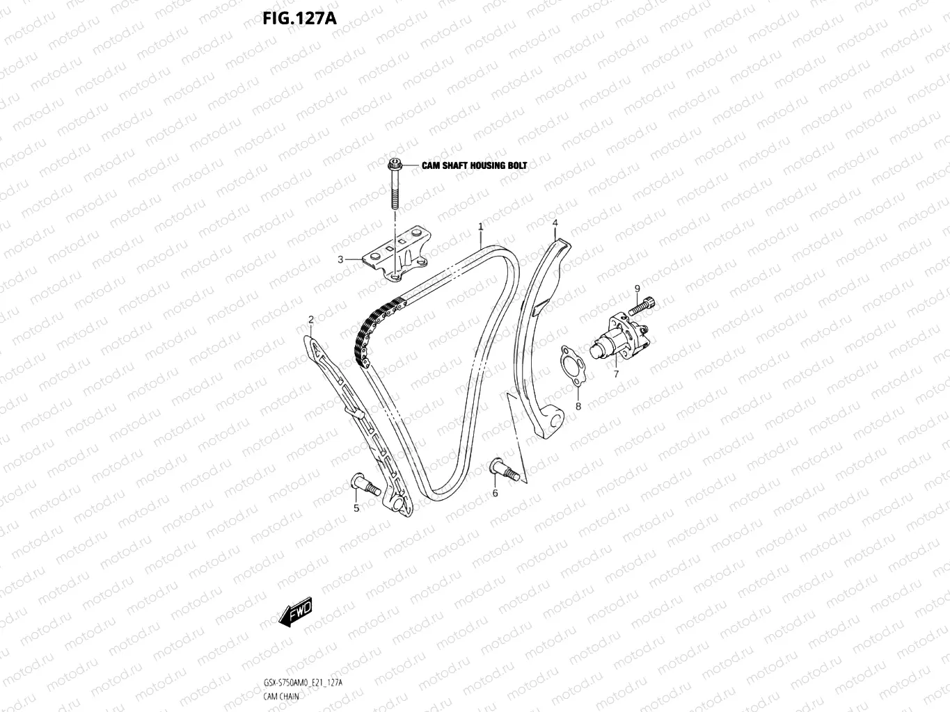 127A - CAM CHAIN
