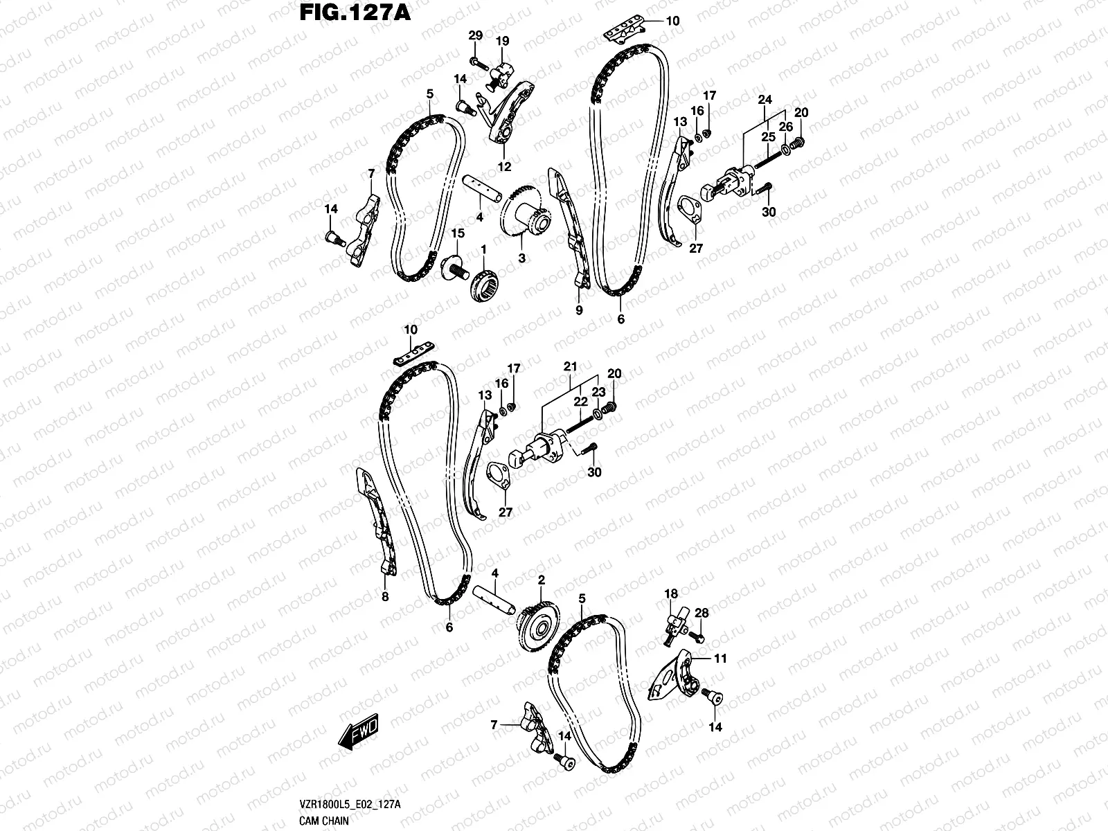 127A - CAM CHAIN