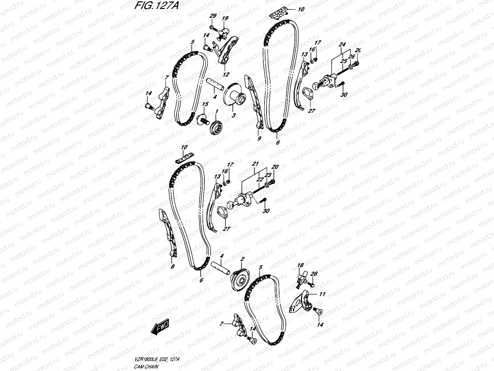 127A - CAM CHAIN