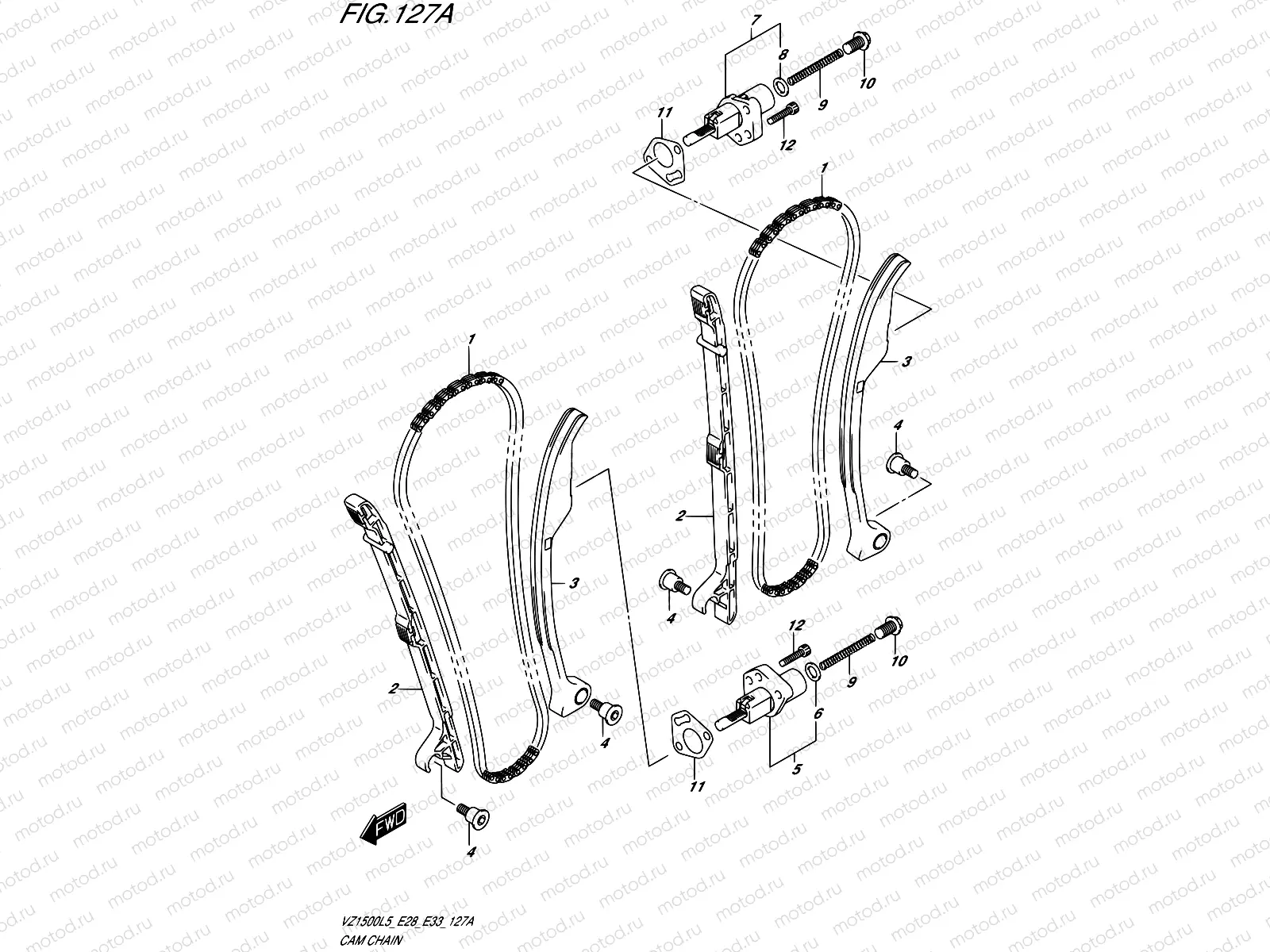127A - CAM CHAIN