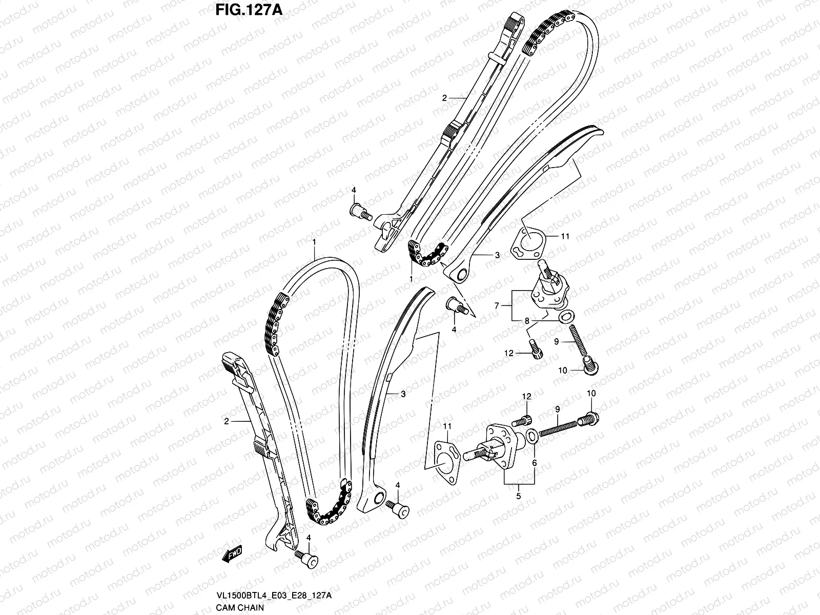 127A - CAM CHAIN