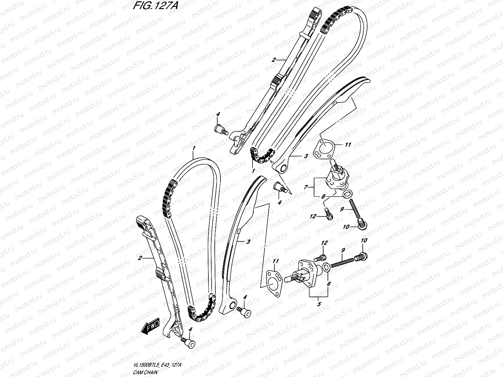 127A - CAM CHAIN
