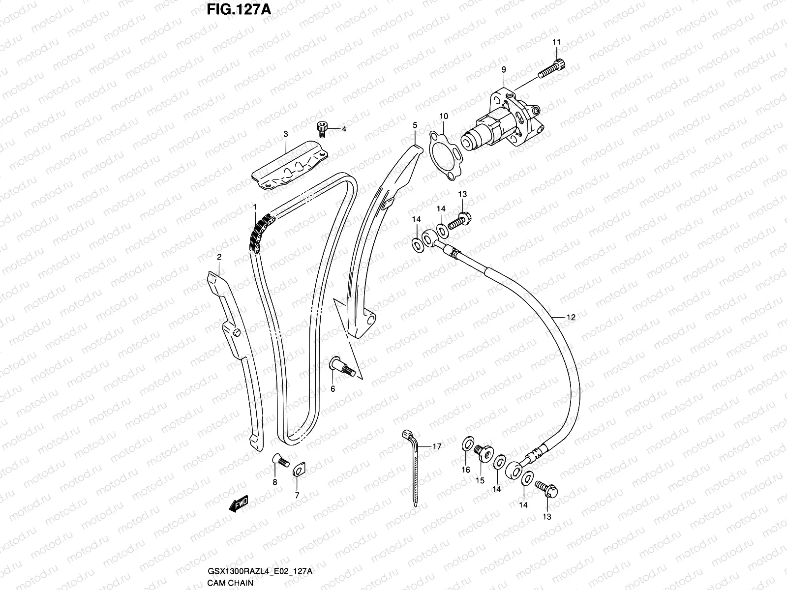 127A - CAM CHAIN