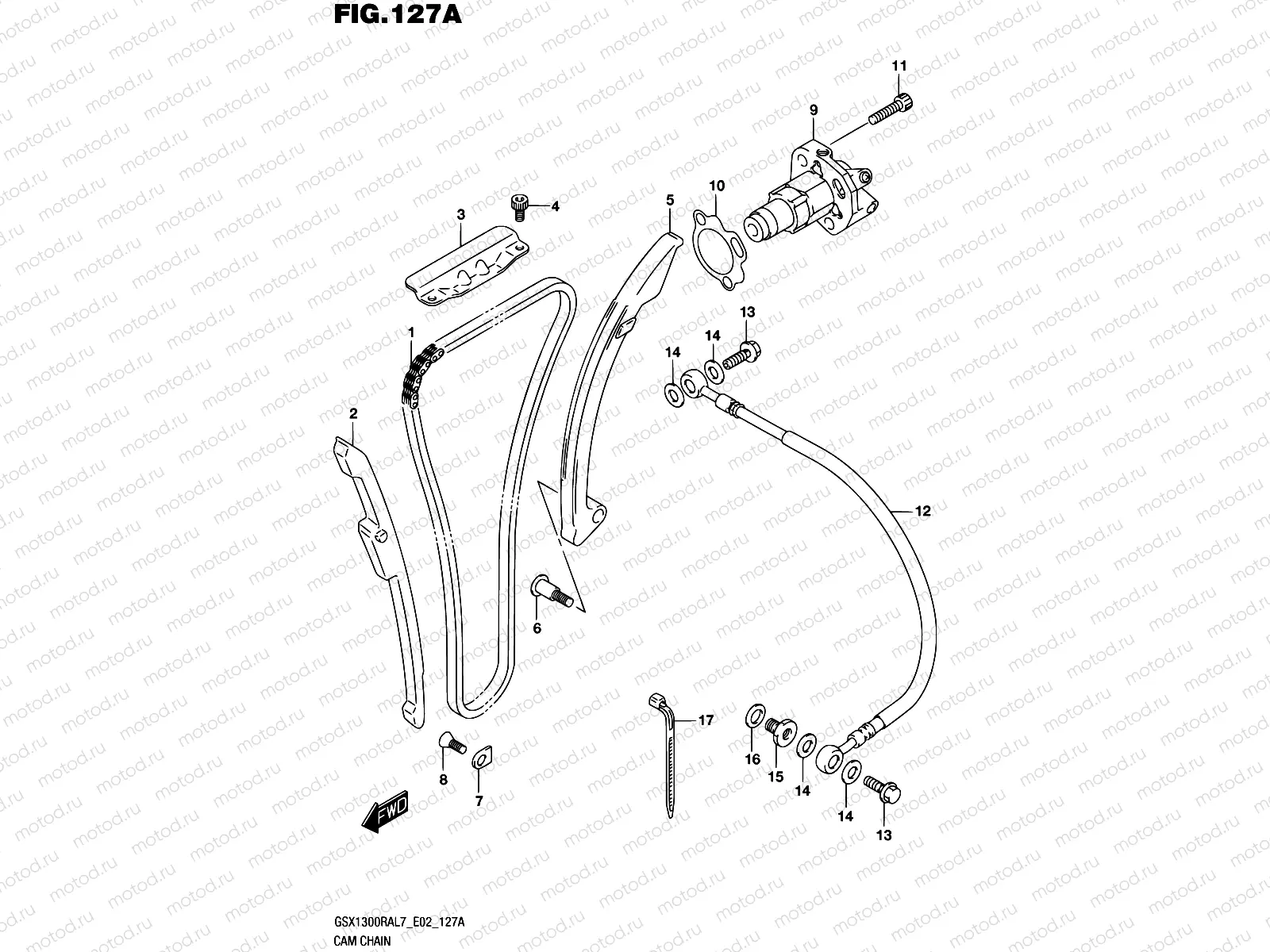 127A - CAM CHAIN