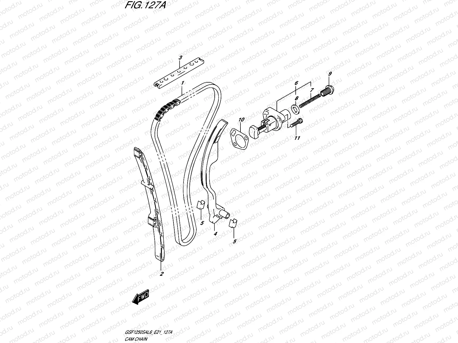 127A - CAM CHAIN
