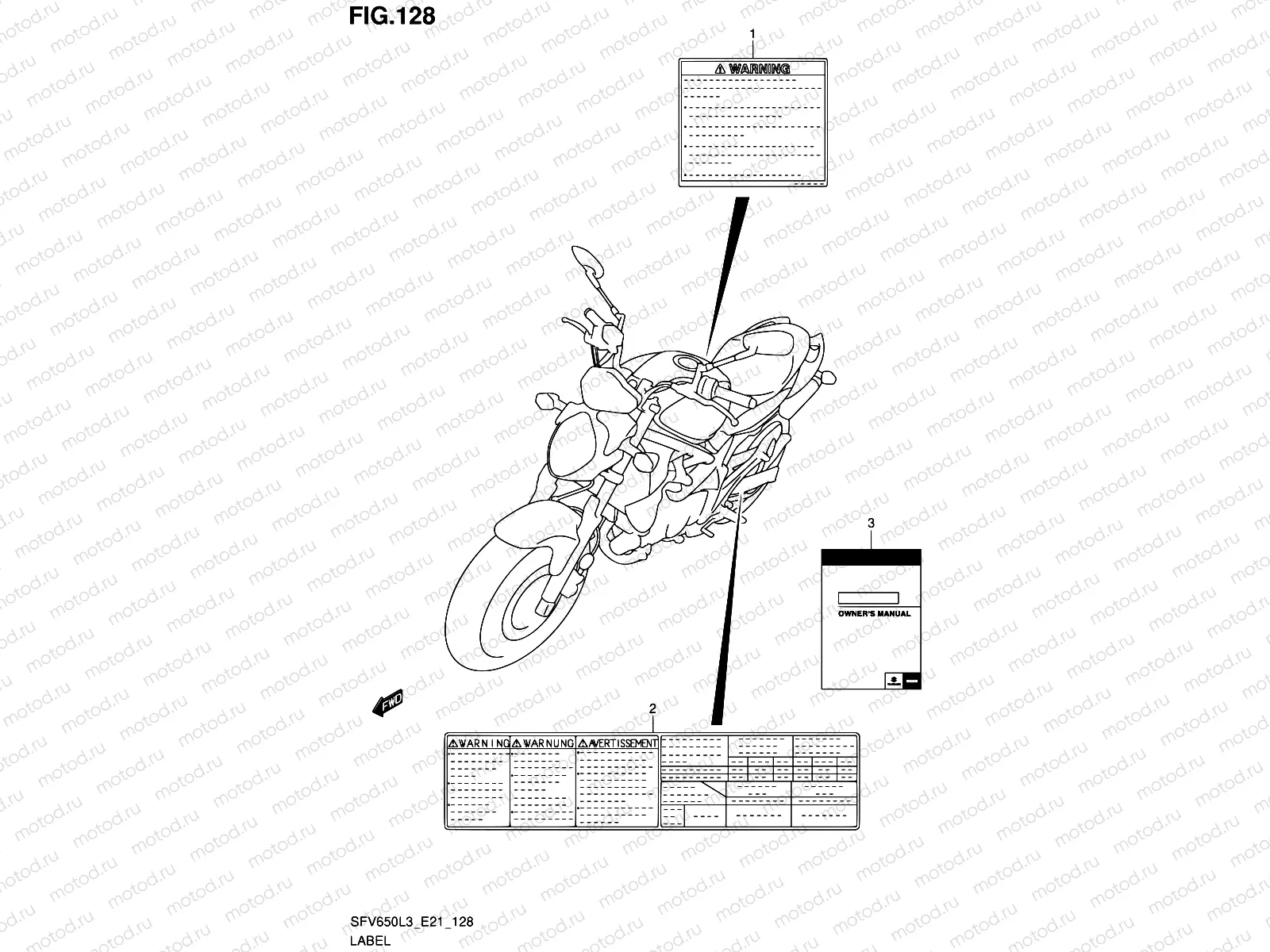 128 - LABEL (SFV650L3 E24)