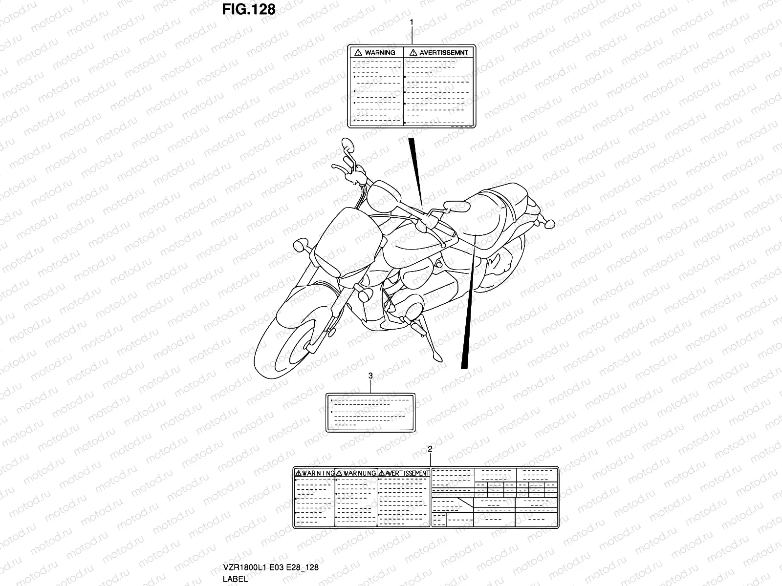 128 - LABEL (VZR1800L1 E28)