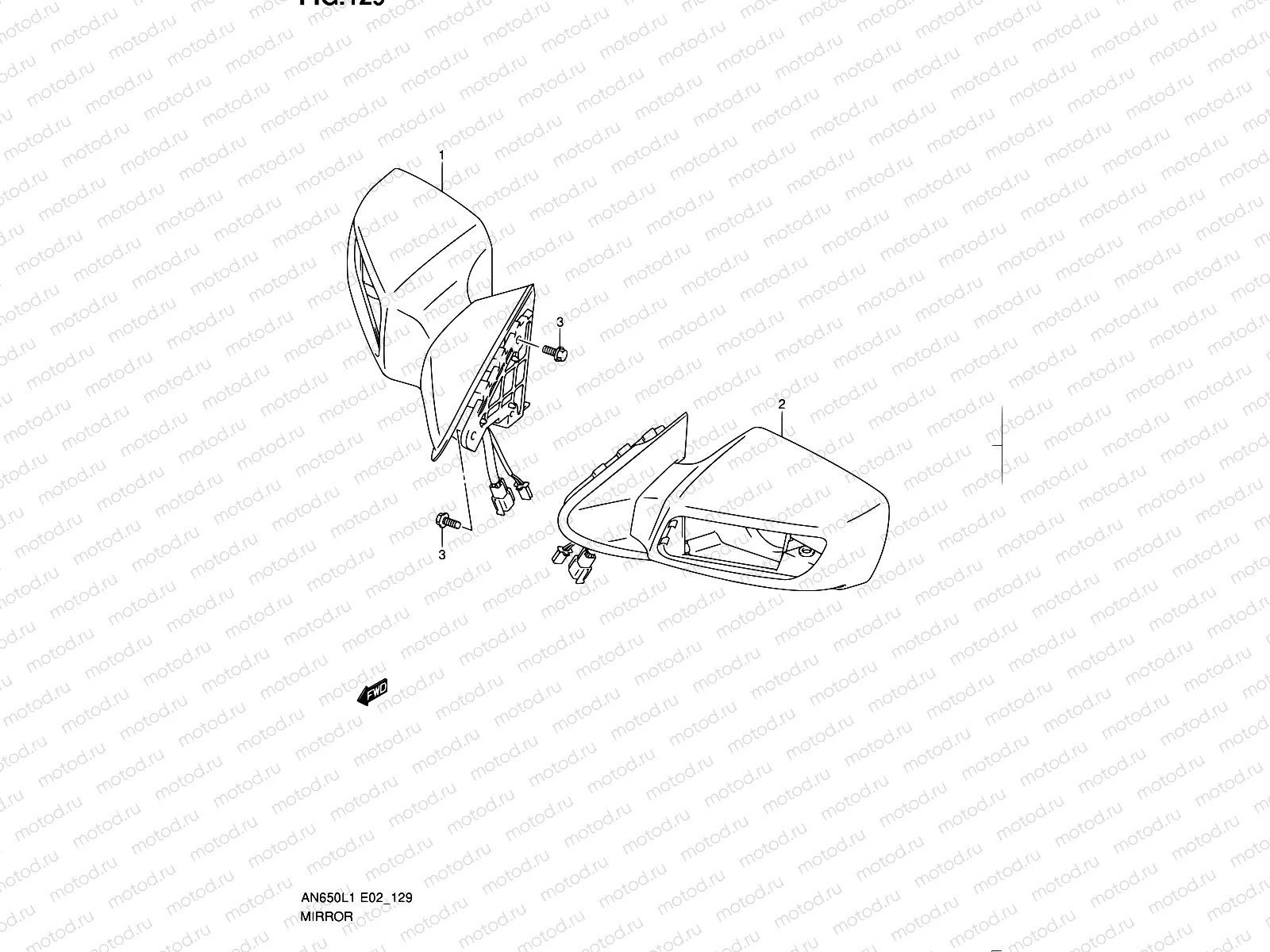 129 - MIRROR (AN650AL1 E02)