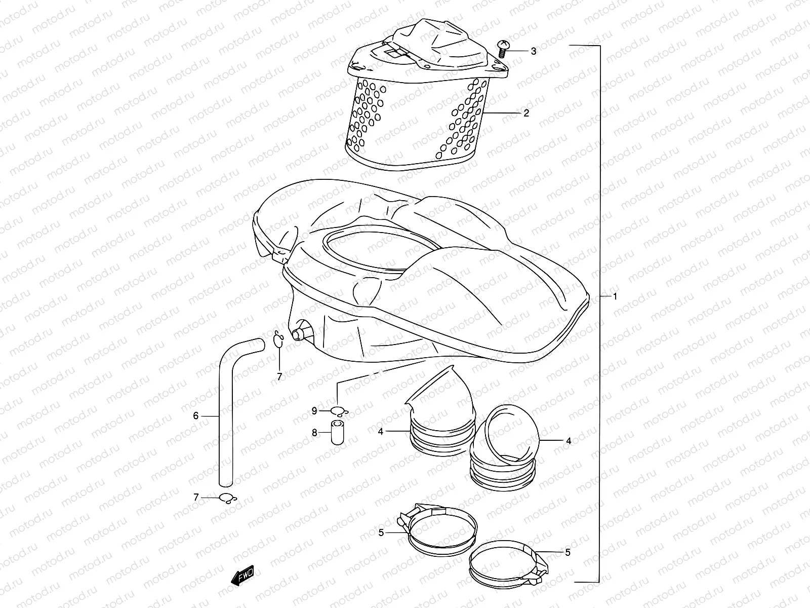 12A - AIR CLEANER (MODEL K1/K2/K3/K4)