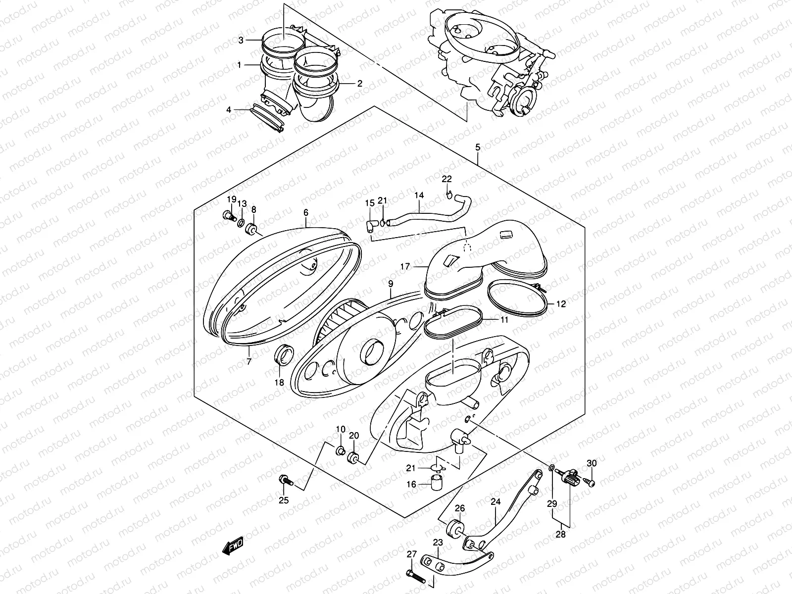 12A - AIR CLEANER (MODEL K5)