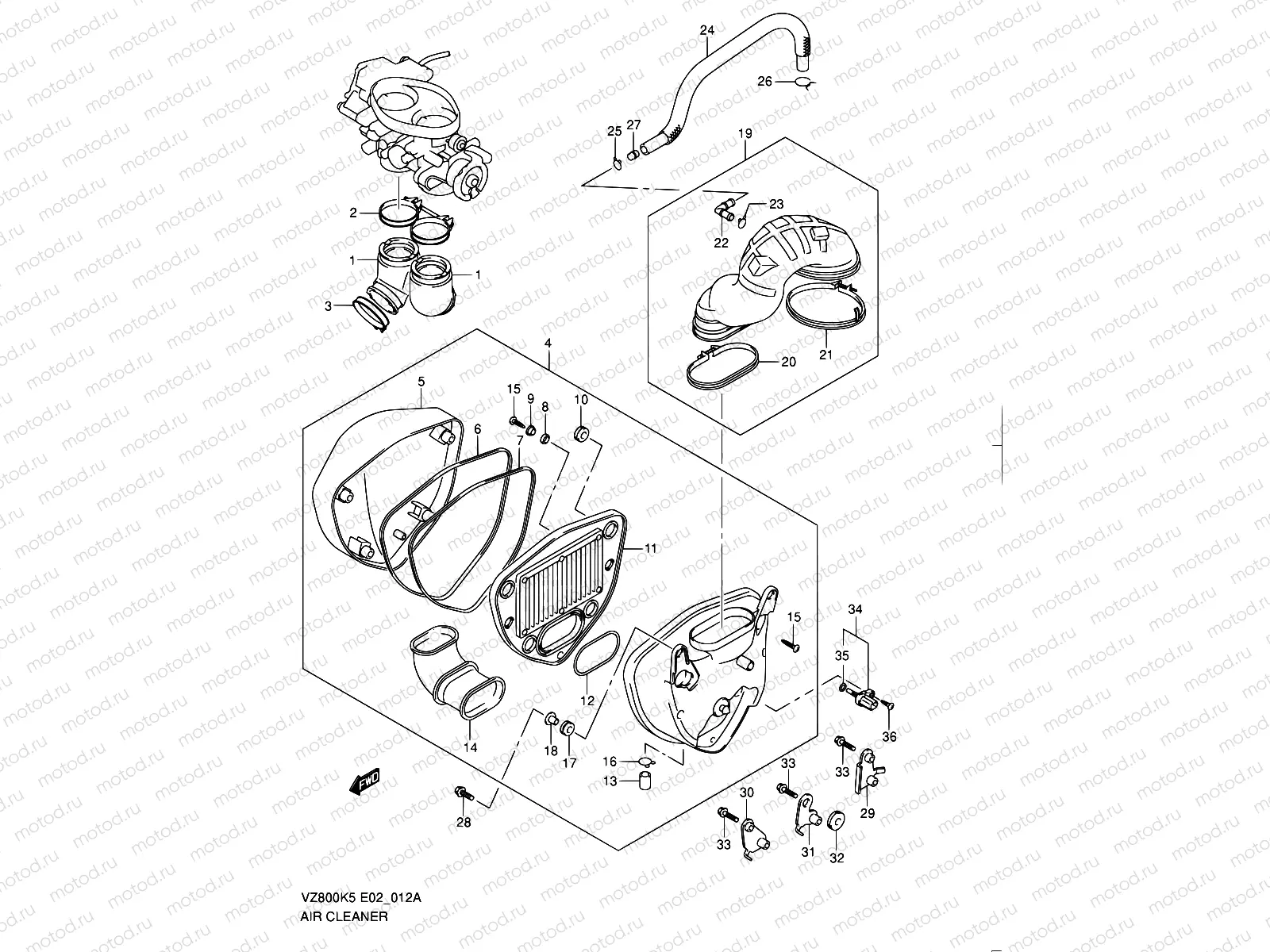 12A - AIR CLEANER (MODEL K9)