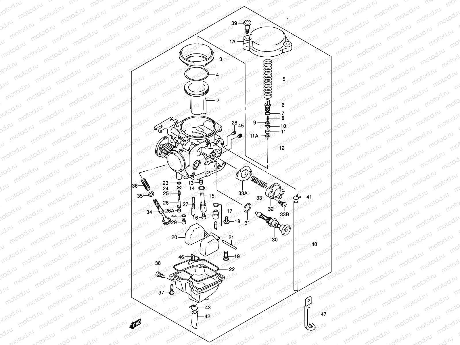 12A - CARBURETOR (E33)