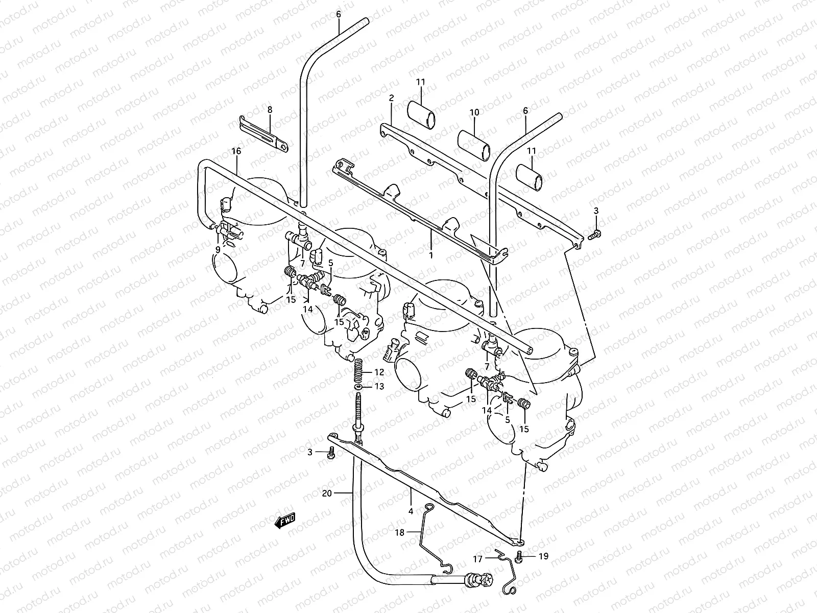 12A - CARBURETOR FITTINGS