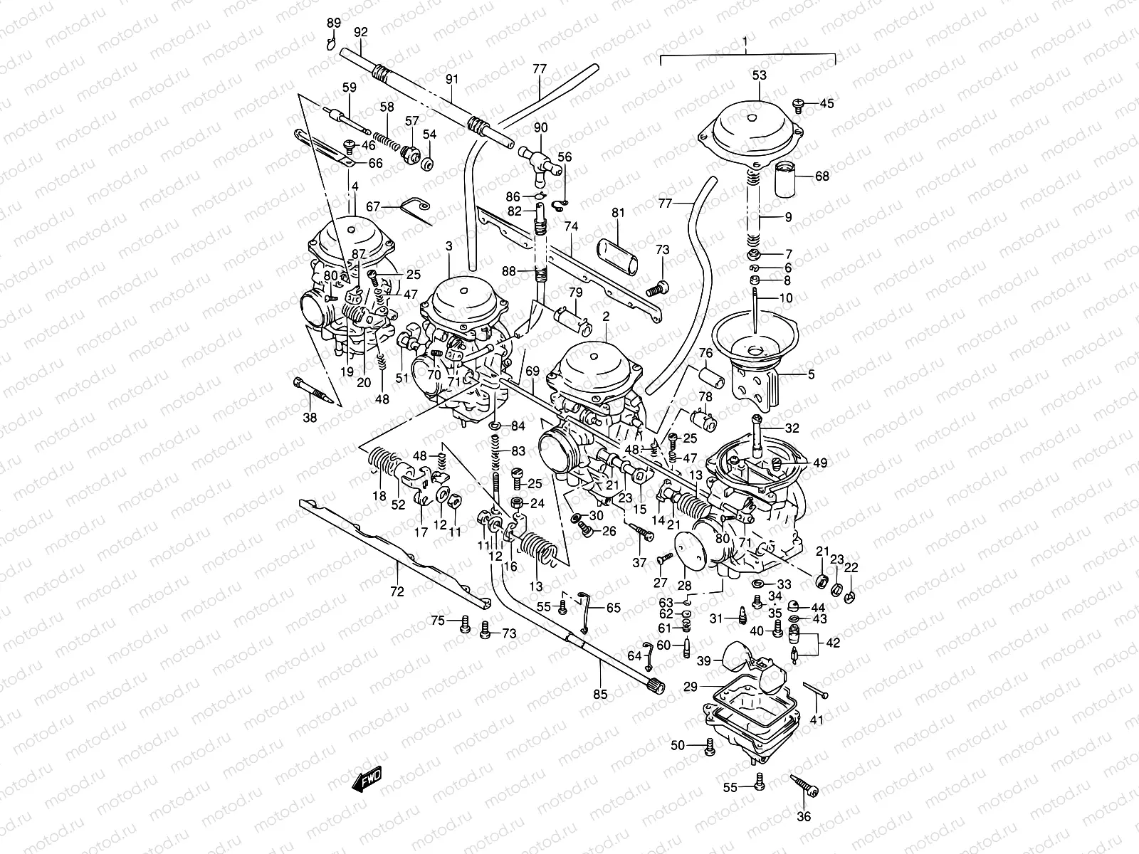 12A - CARBURETOR (SEE NOTE)